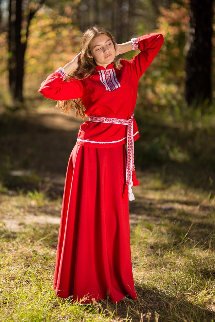 Underwear Women in Slavic costumes in Wuhu