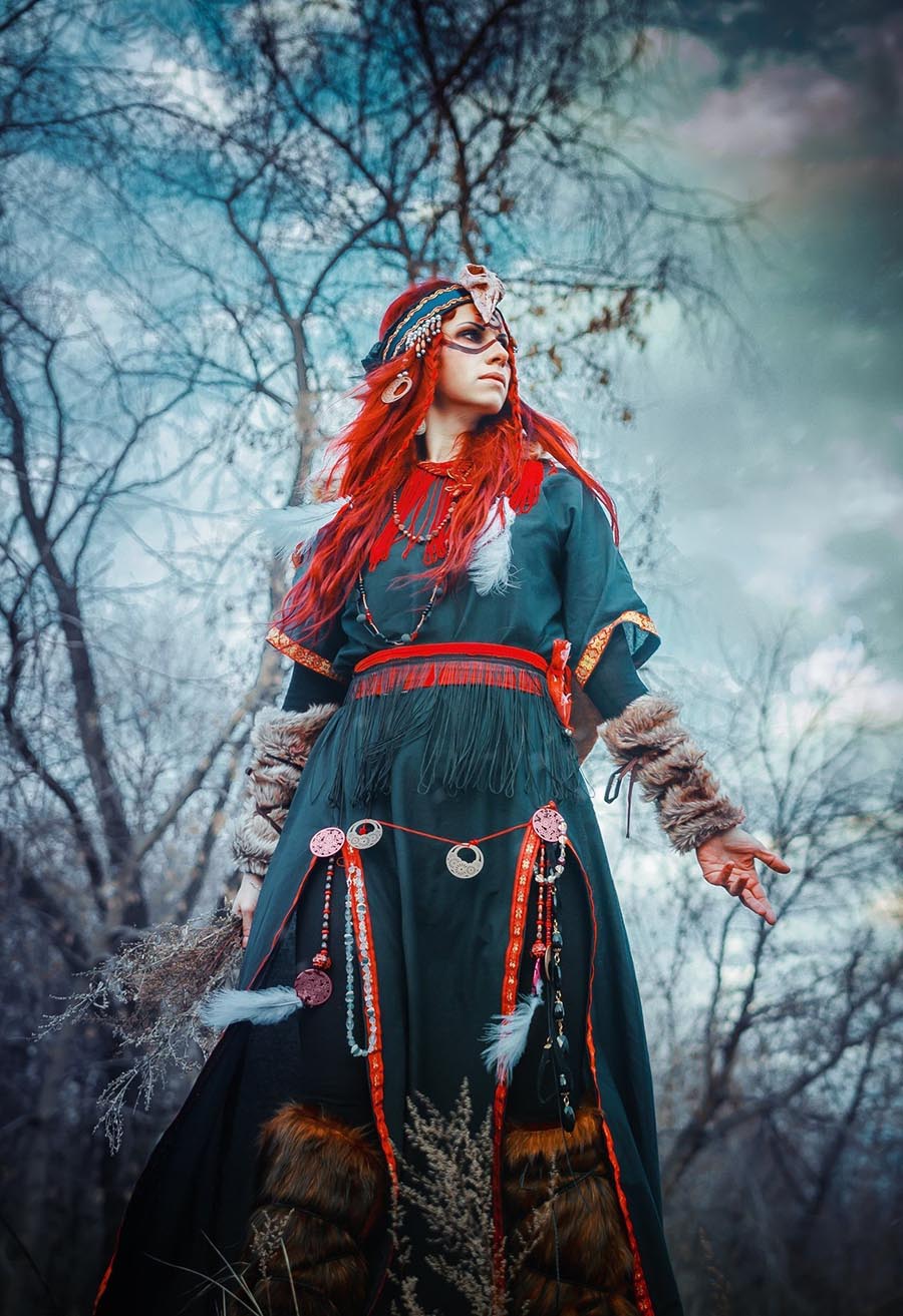 Girls in Slavic costumes underwear in Wuhu