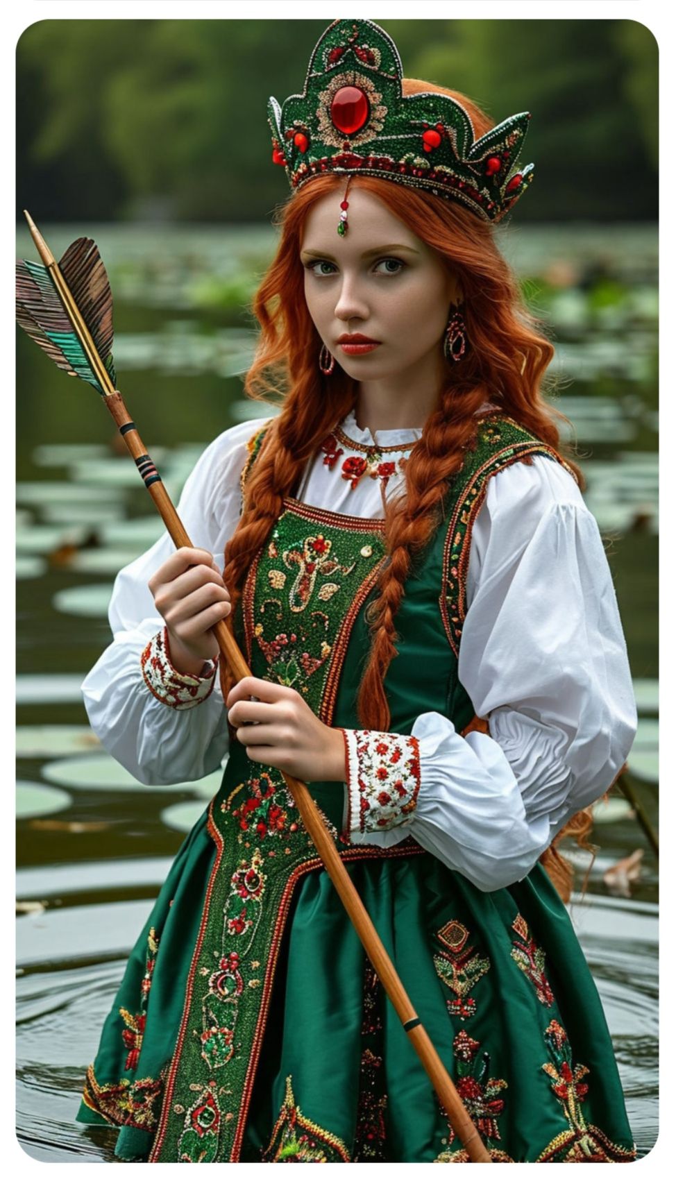 Nude girl Girls in Slavic costumes in Wuhu